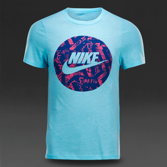 Nike Sportswear Seasonal Futura Tee Tide Pool Blue for Girls